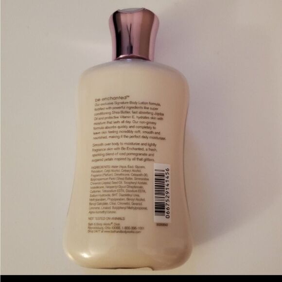 NEW 8oz BE ENCHANTED Hard To Find Bath & Body Works shea lotion - Picture 2 of 6